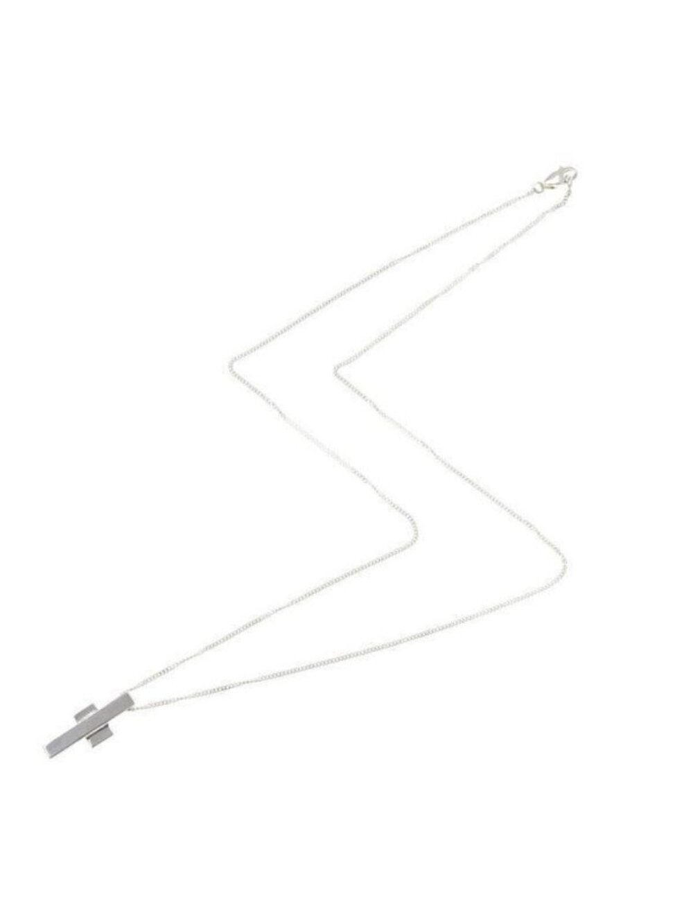 Gucci Cross Necklace Silver